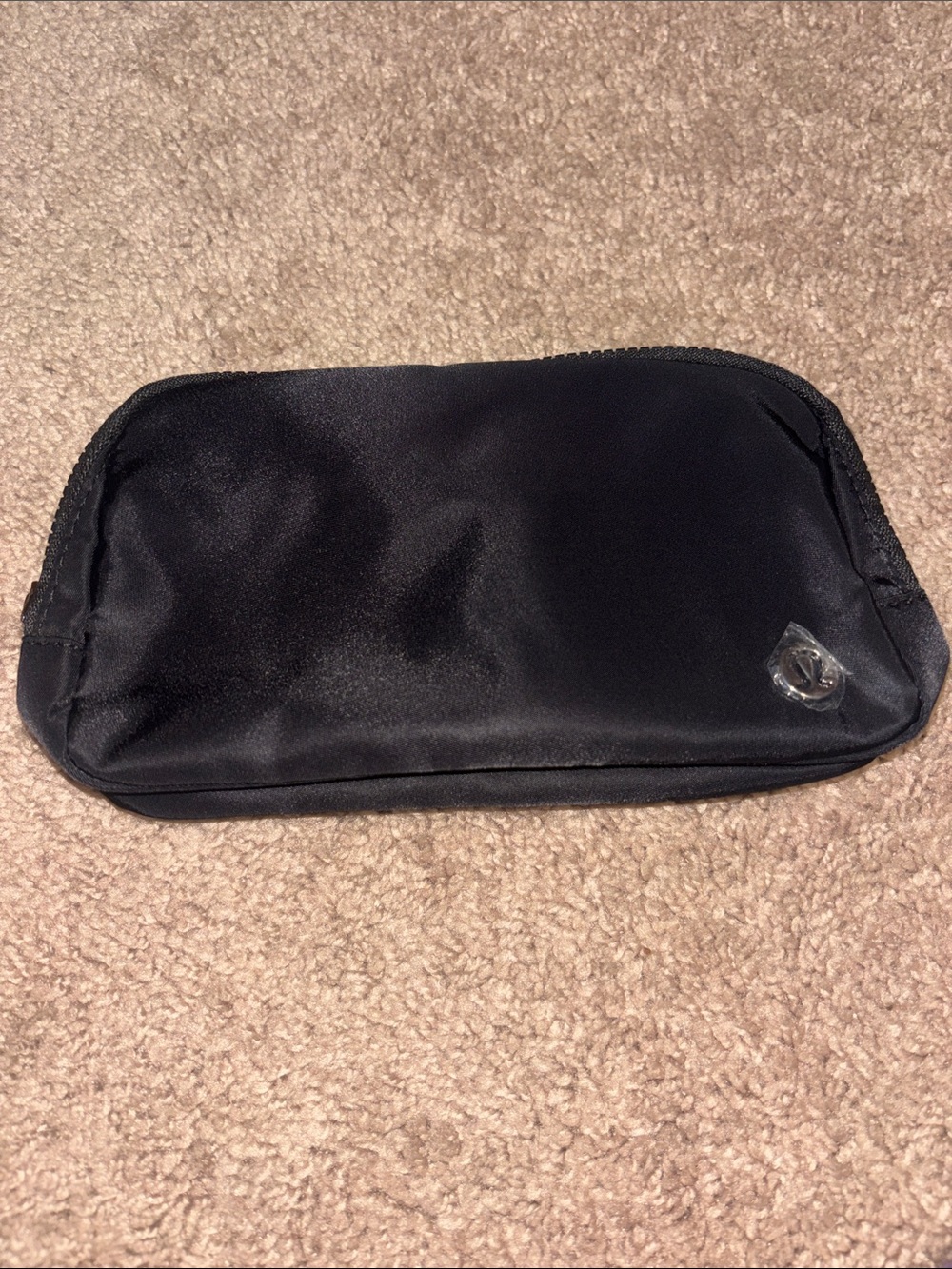 Men's Black Travel Pouch - Compact Carry Case